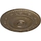 Ekena Millwork Neuveau Ceiling Medallion (Fits Canopies up to 6 3/8"), Hand-Painted Warm Silver, 24 1/4"OD x 2"P CM24NAWSS - alternate 2